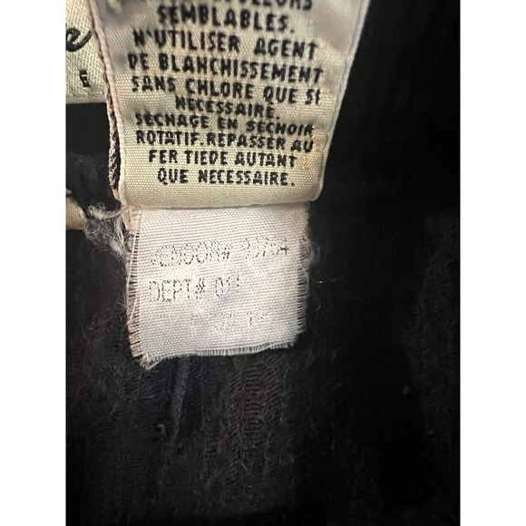 VTG Eddie Bauer Navy Blue Corduroy Skirt Women's 18 Y2K Dark Academia CabinCore - Picture 6 of 10